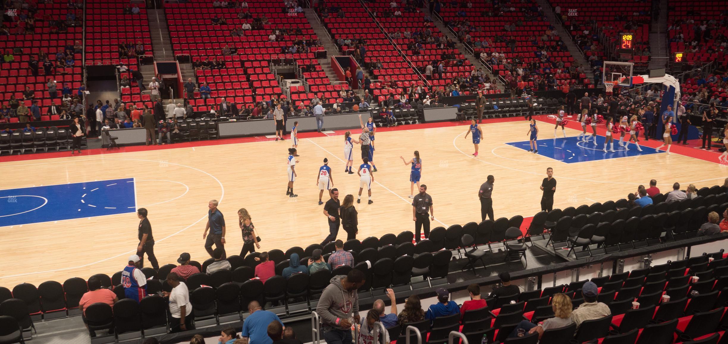 Seating view for Little Caesars Arena Section 110