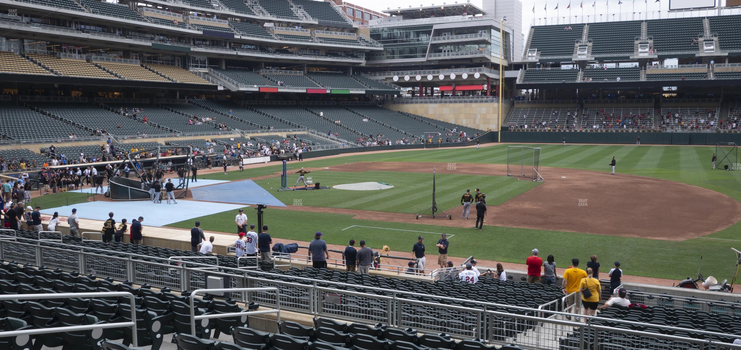 Seating view for Target Field Section 107