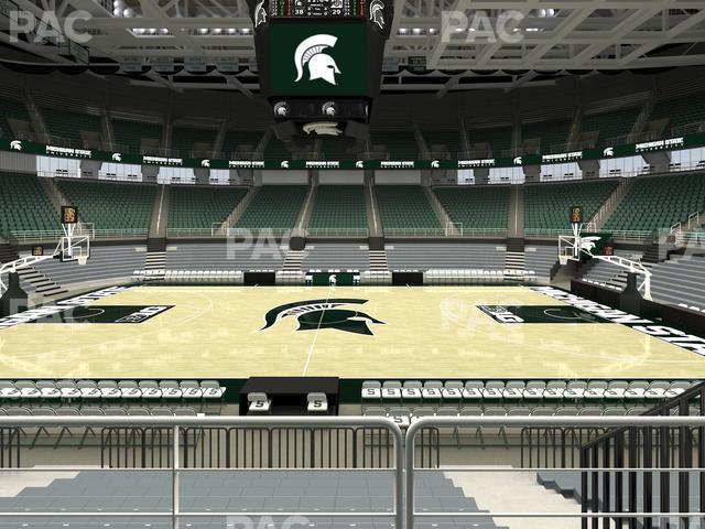 Seating view for Jack Breslin Student Events Center Section 127