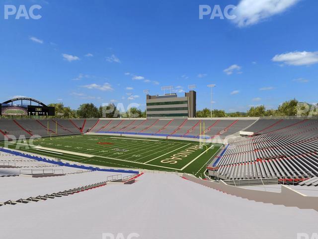 Seating view for War Memorial Stadium (Little Rock) Section 1