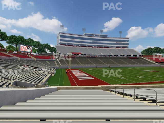 Seating view for Carter-Finley Stadium Section 8