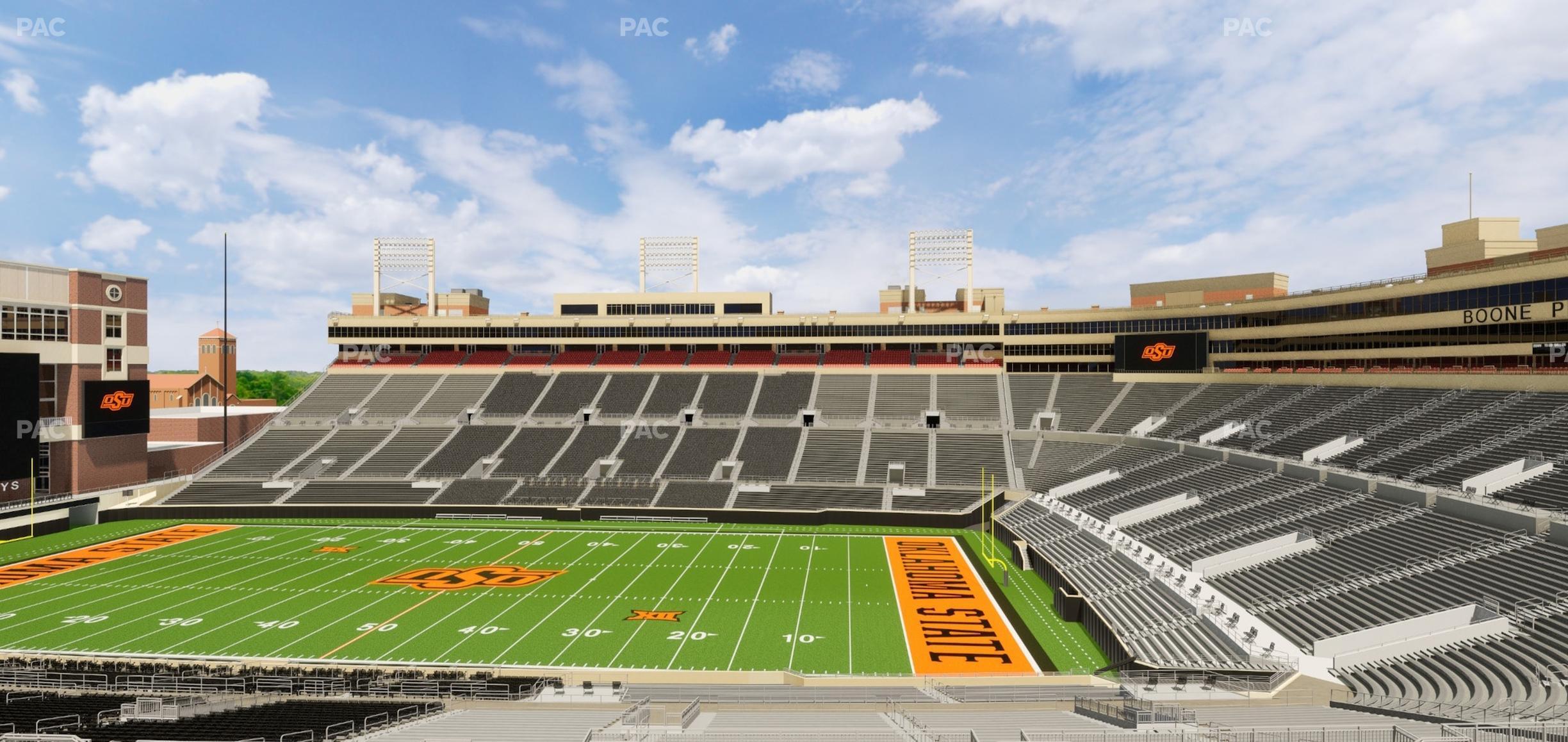 Seating view for Boone Pickens Stadium Section 232