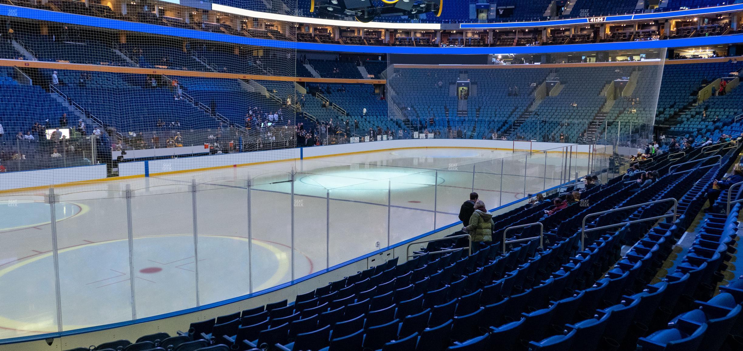 Seating view for KeyBank Center Section 120