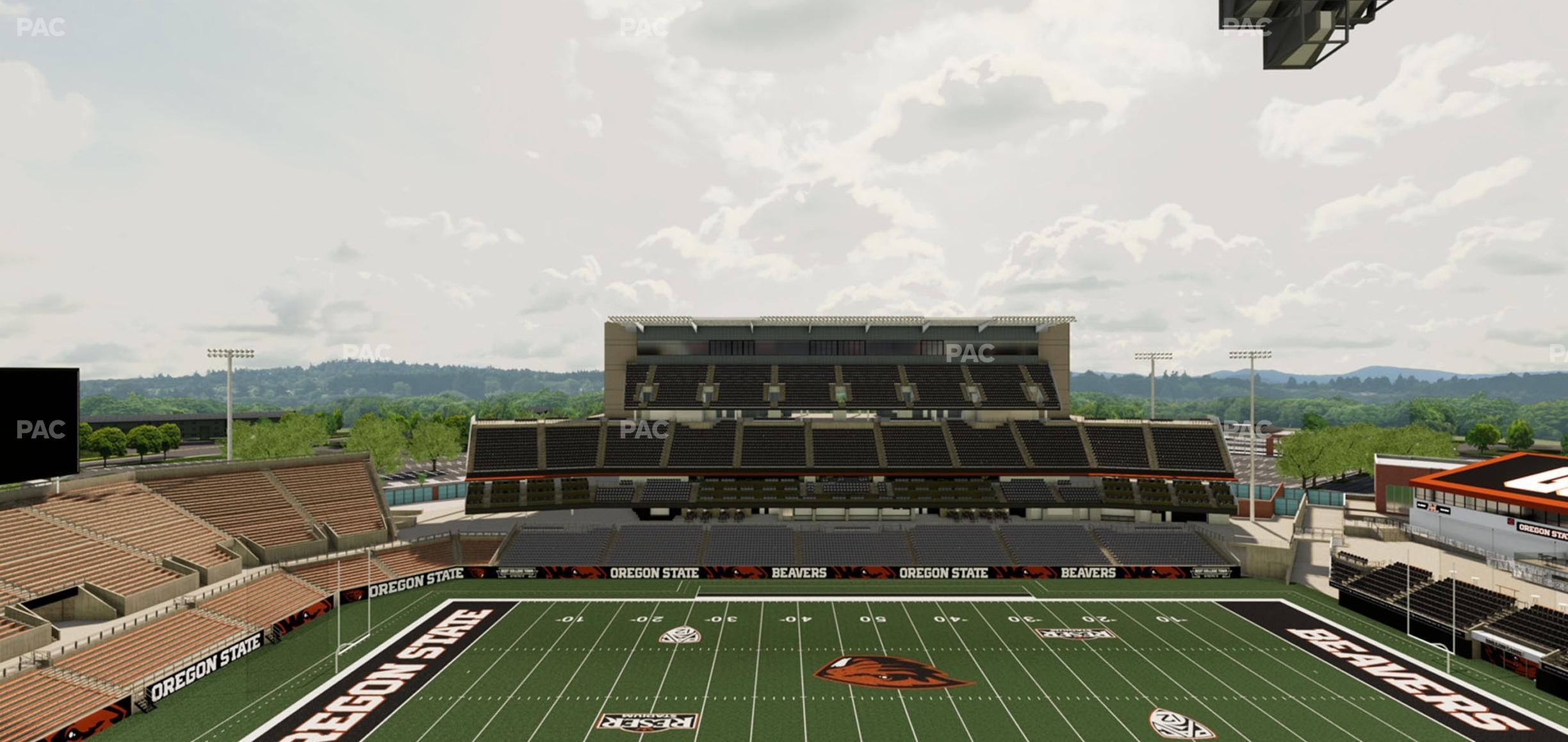 Seating view for Reser Stadium Section 220