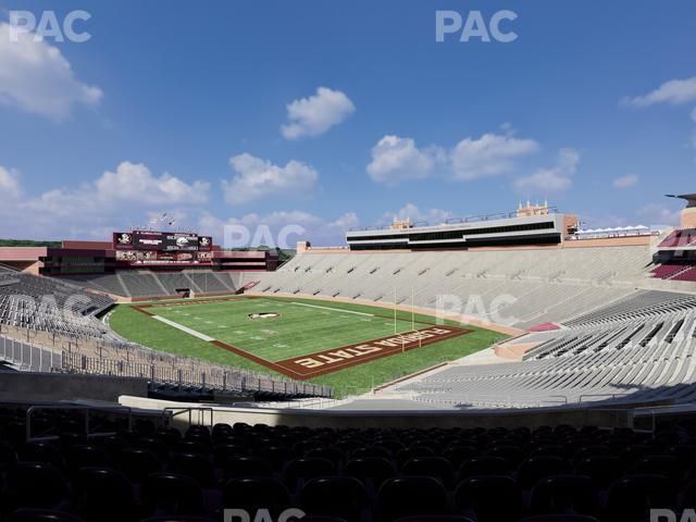 Seating view for Doak Campbell Stadium Section Club 227