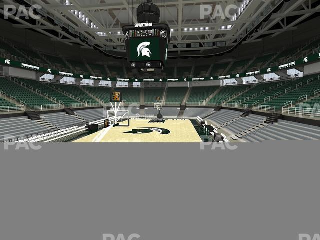 Seating view for Jack Breslin Student Events Center Section 117