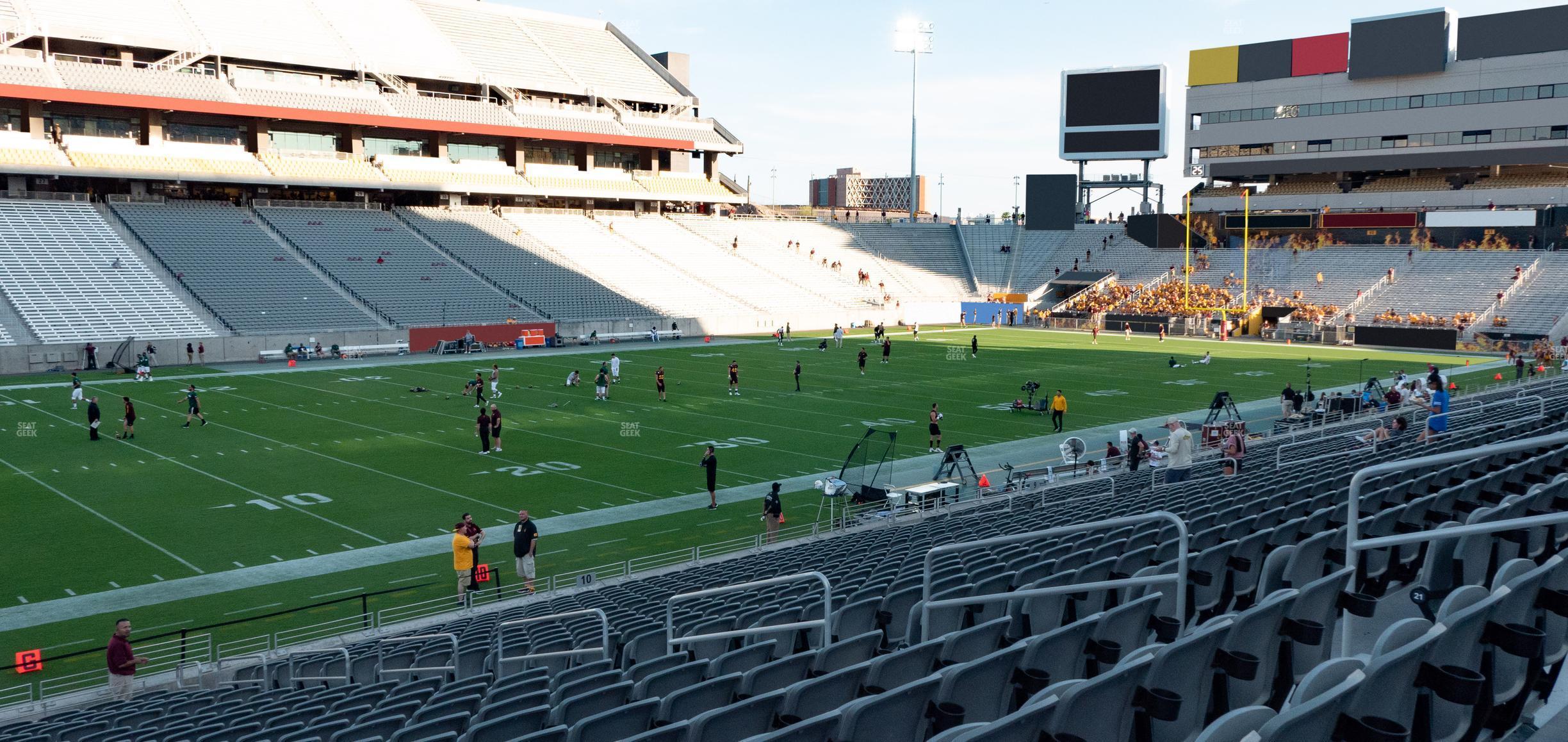 Seating view for Mountain America Stadium Section 11