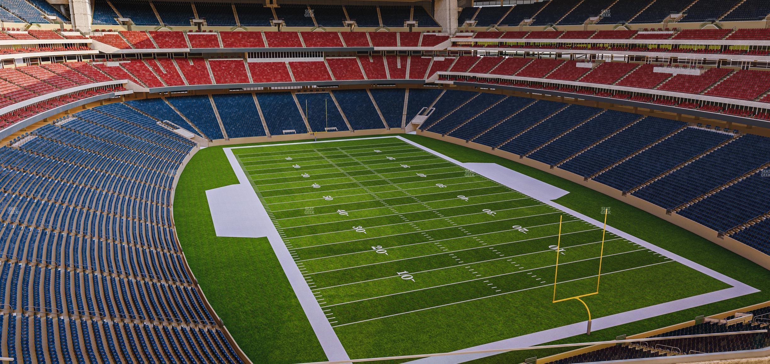 Seating view for NRG Stadium Section 550