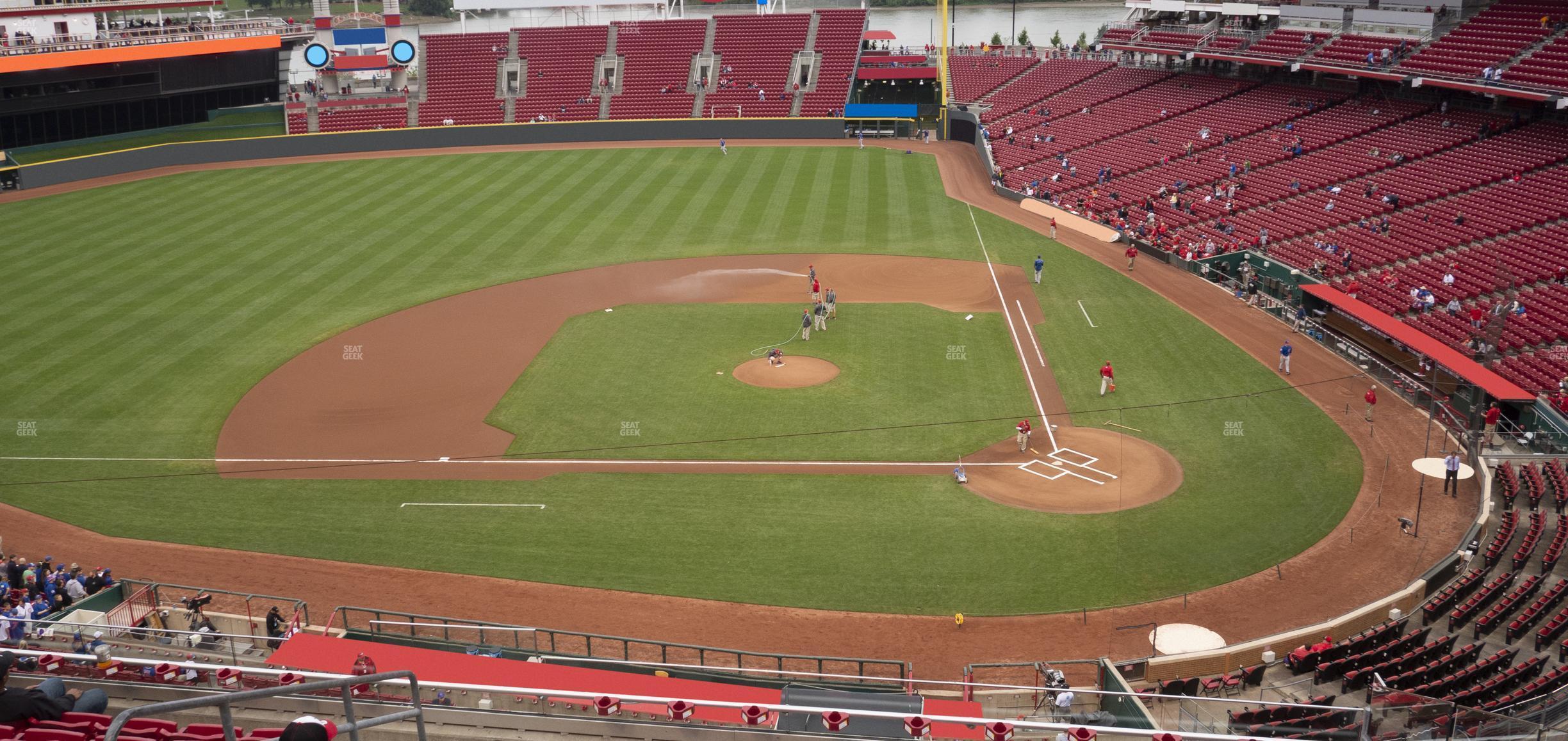 Seating view for Great American Ball Park Section 419