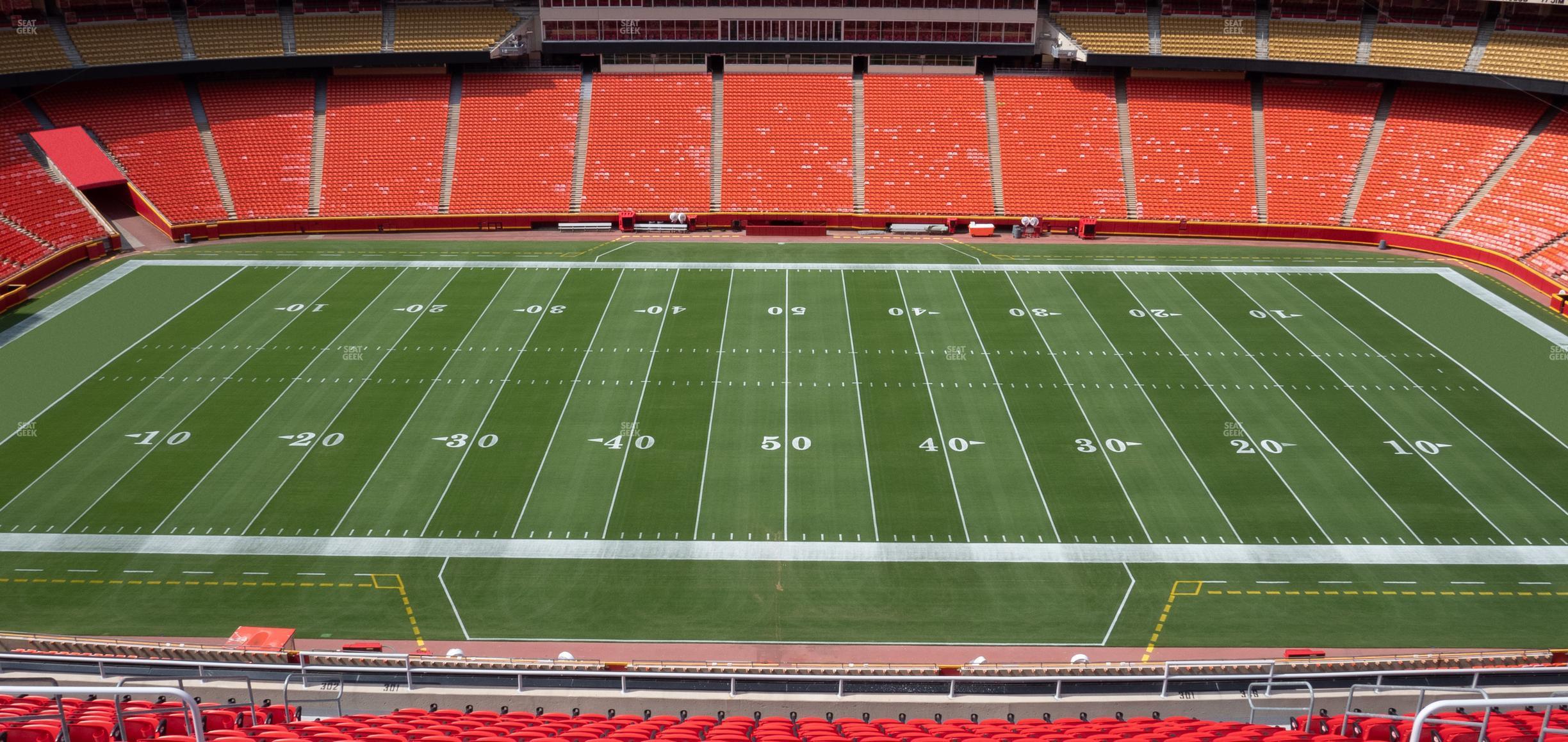 Seating view for GEHA Field at Arrowhead Stadium Section 301