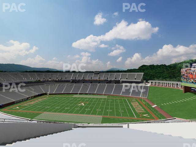 Seating view for Scott Stadium Section 505