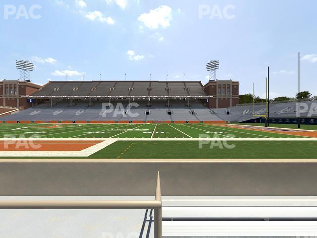 Seating view for Memorial Stadium - IL Section 125