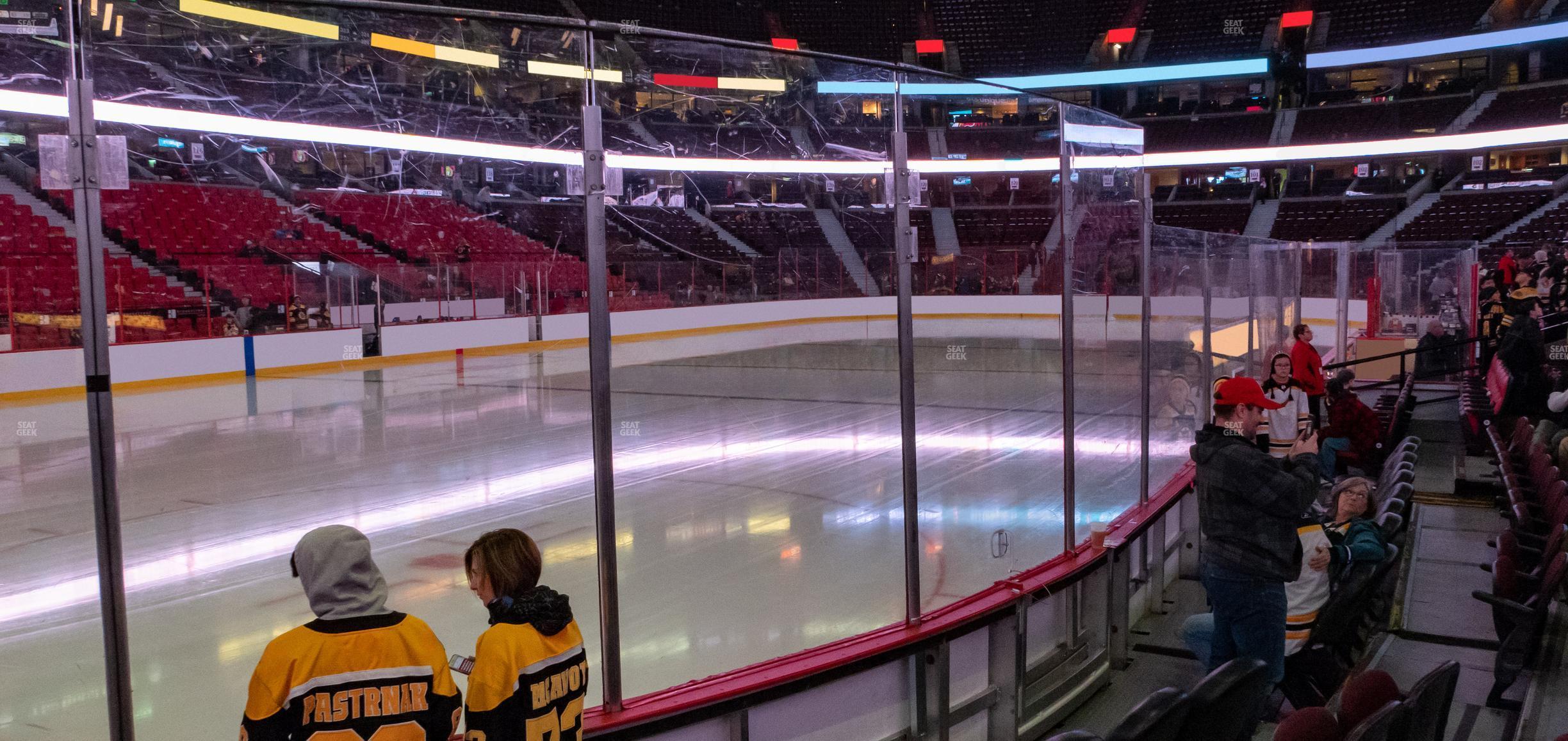 Seating view for Canadian Tire Centre Section 110