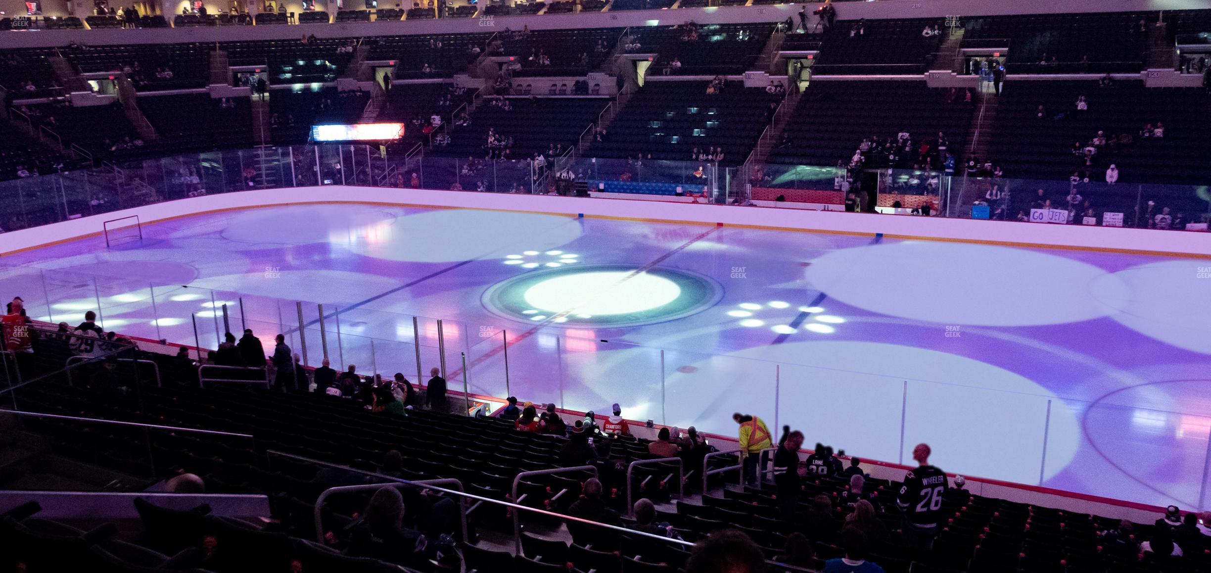 Seating view for Canada Life Centre Section 204