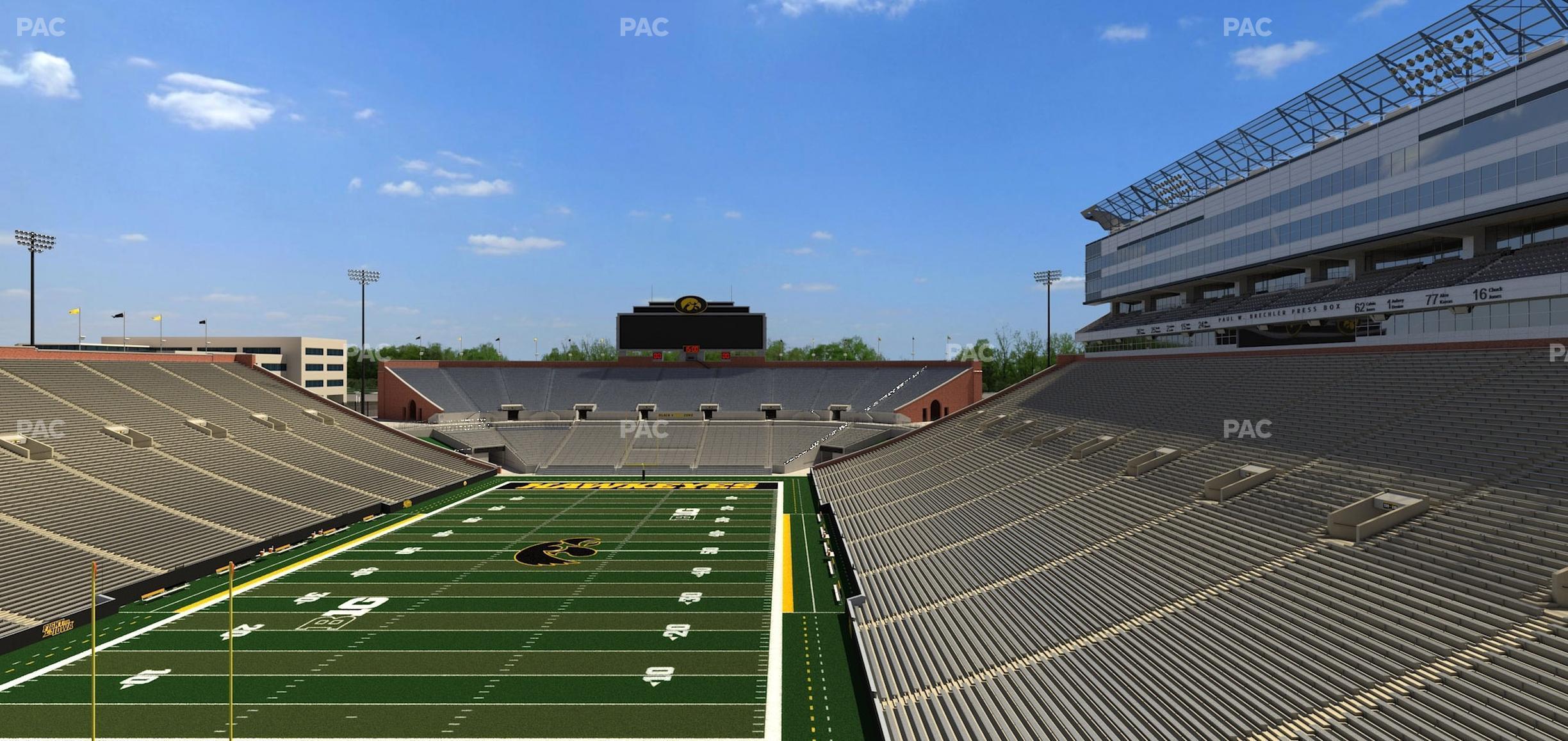 Seating view for Kinnick Stadium Section 334