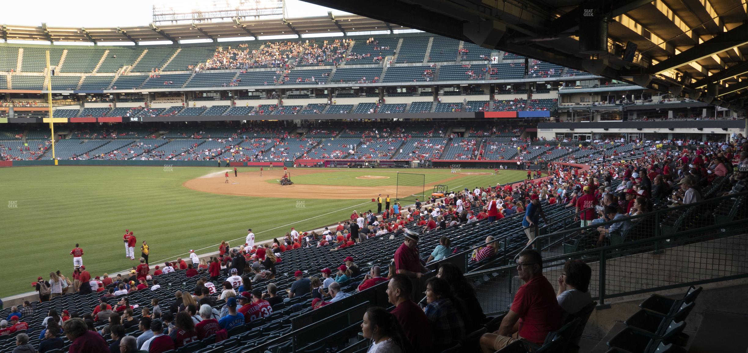 Seating view for Angel Stadium of Anaheim Section 205