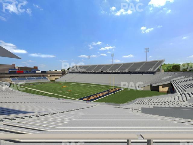 Seating view for Mountaineer Field at Milan Puskar Stadium Section 131