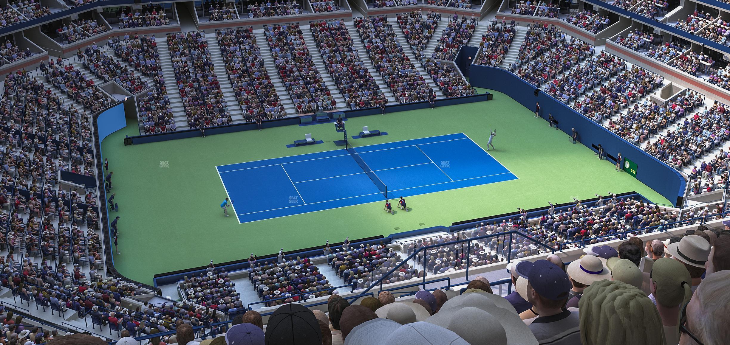 Seating view for Arthur Ashe Stadium Section 309