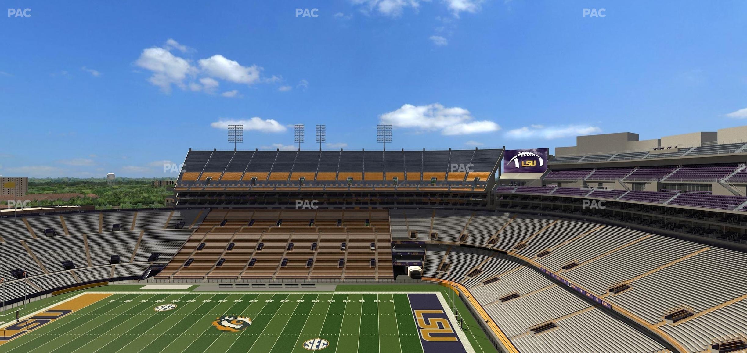 Seating view for Tiger Stadium Section 514