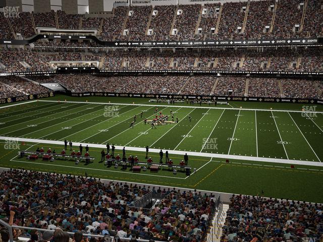 Seating view for Caesars Superdome Section 310