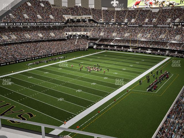 Seating view for Caesars Superdome Section Suite 432