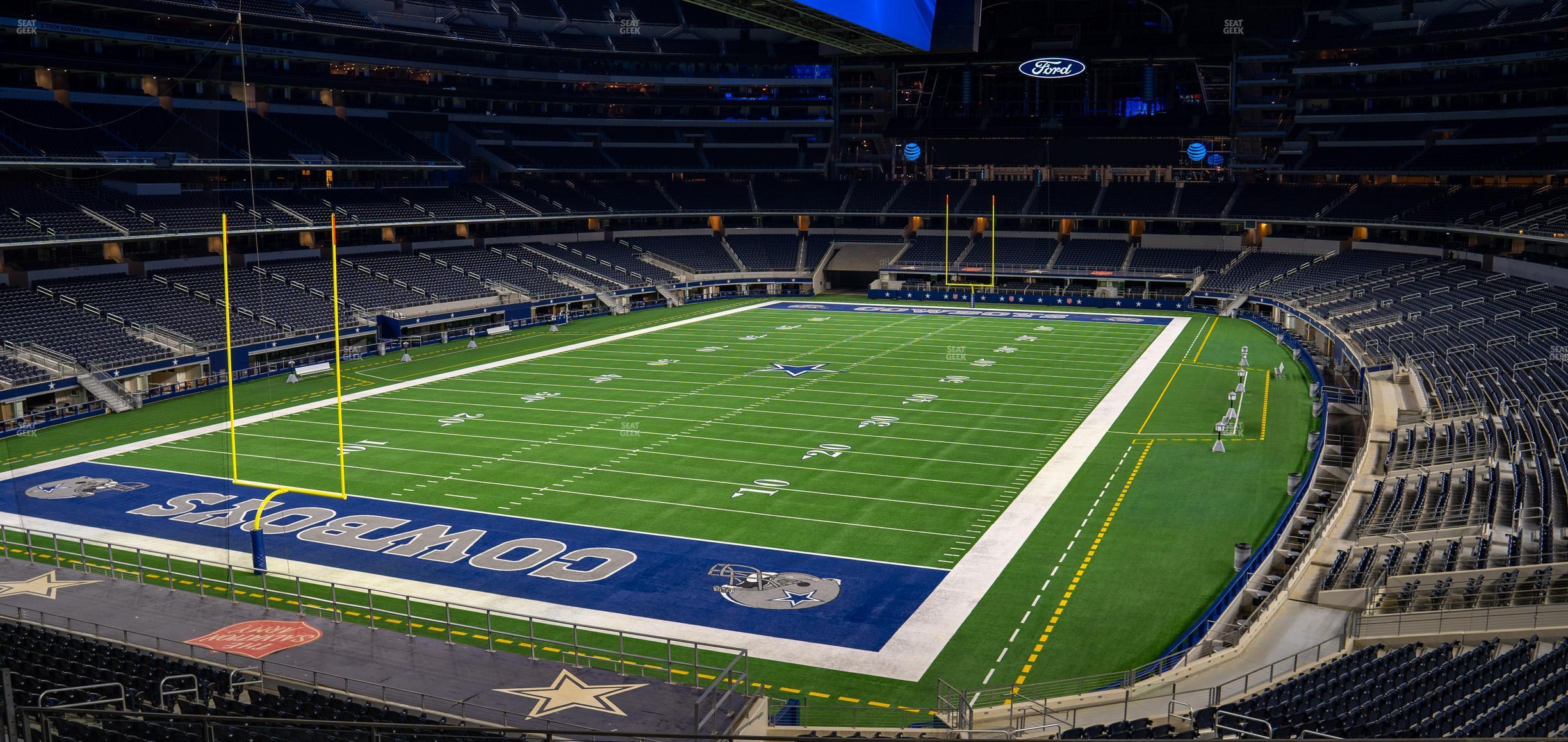 Seating view for AT&T Stadium Section 219