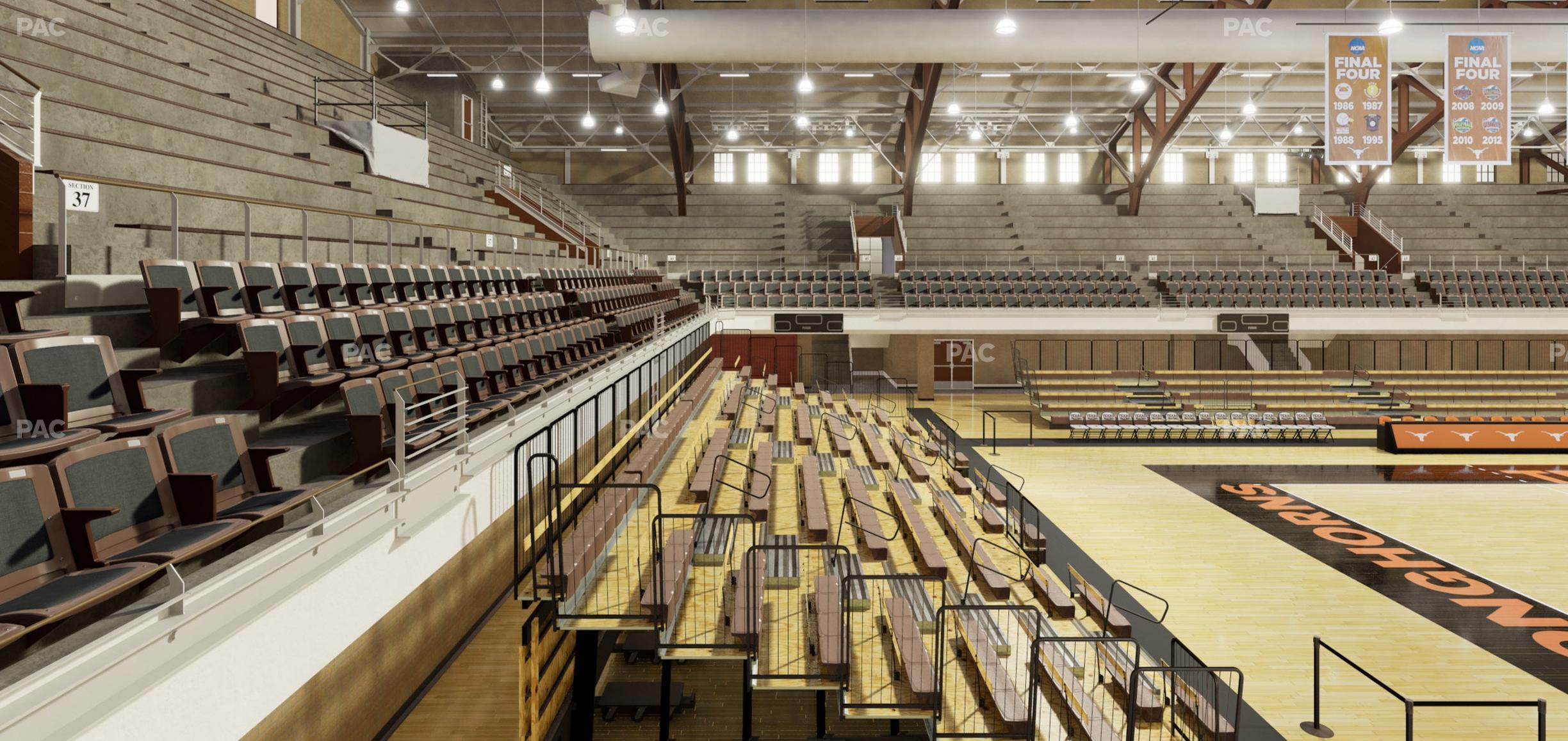 Seating view for Gregory Gym Section Chairback 35