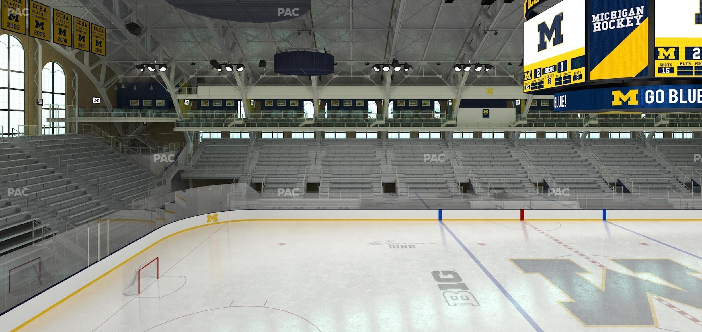 Seating view for Yost Arena Section 217