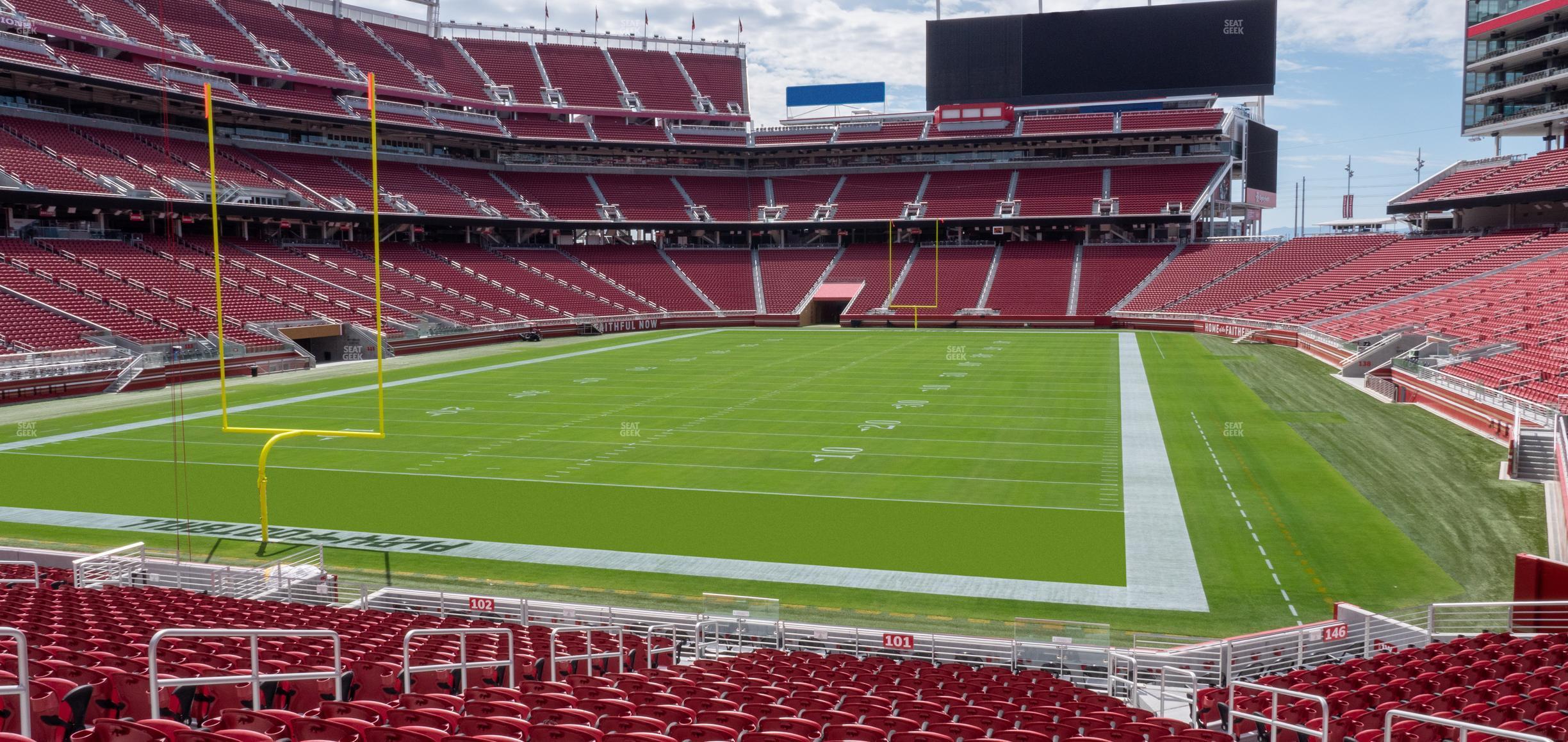 Seating view for Levi's Stadium Section 101