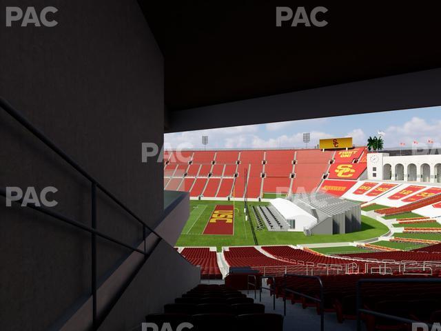 Seating view for Los Angeles Memorial Coliseum Section 204 A