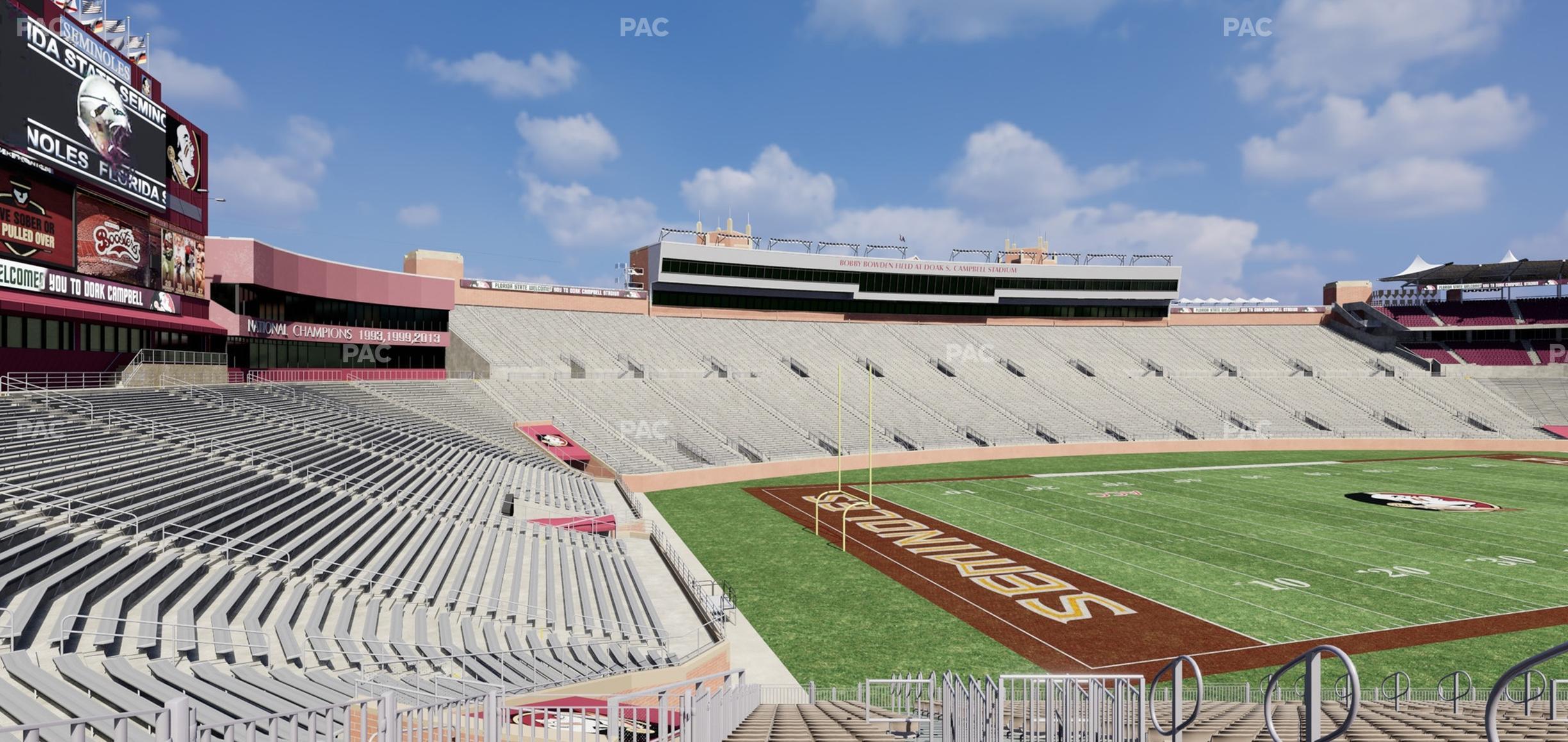 Seating view for Doak Campbell Stadium Section 39