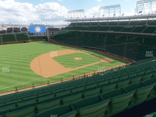 Seating view for Wrigley Field Section 308 Left