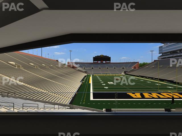 Seating view for Kinnick Stadium Section Ironmen Box 16