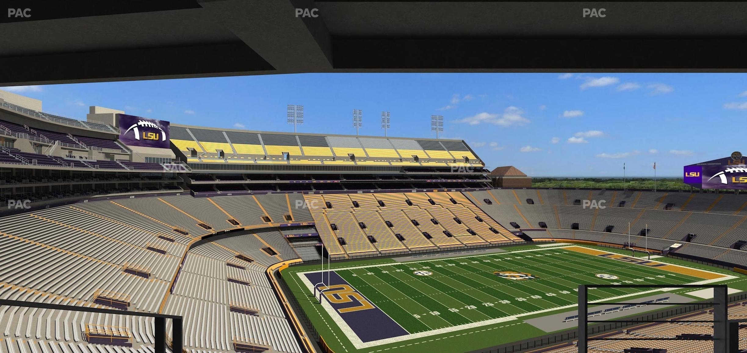 Seating view for Tiger Stadium Section Suite 232