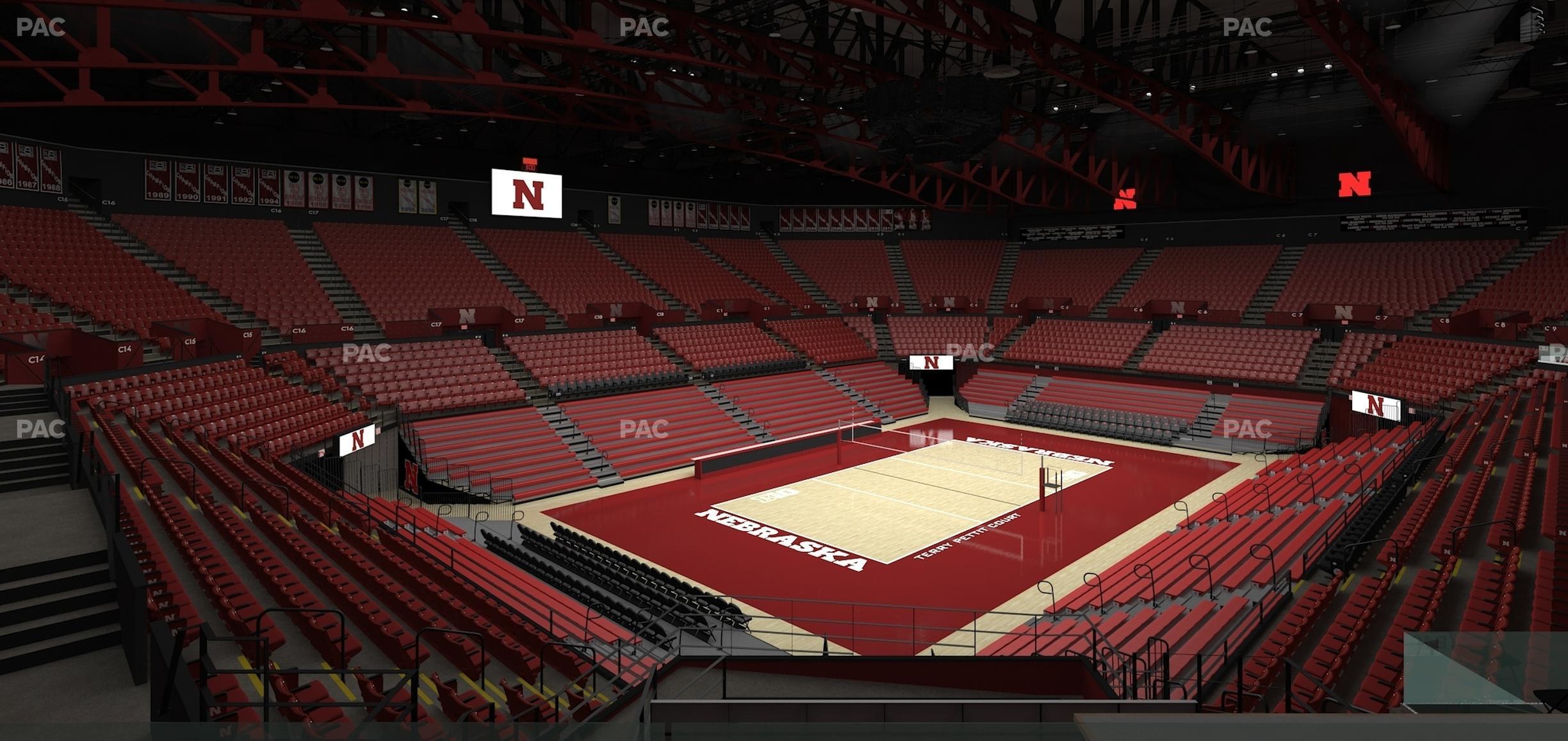 Seating view for Bob Devaney Sports Center Section C 10