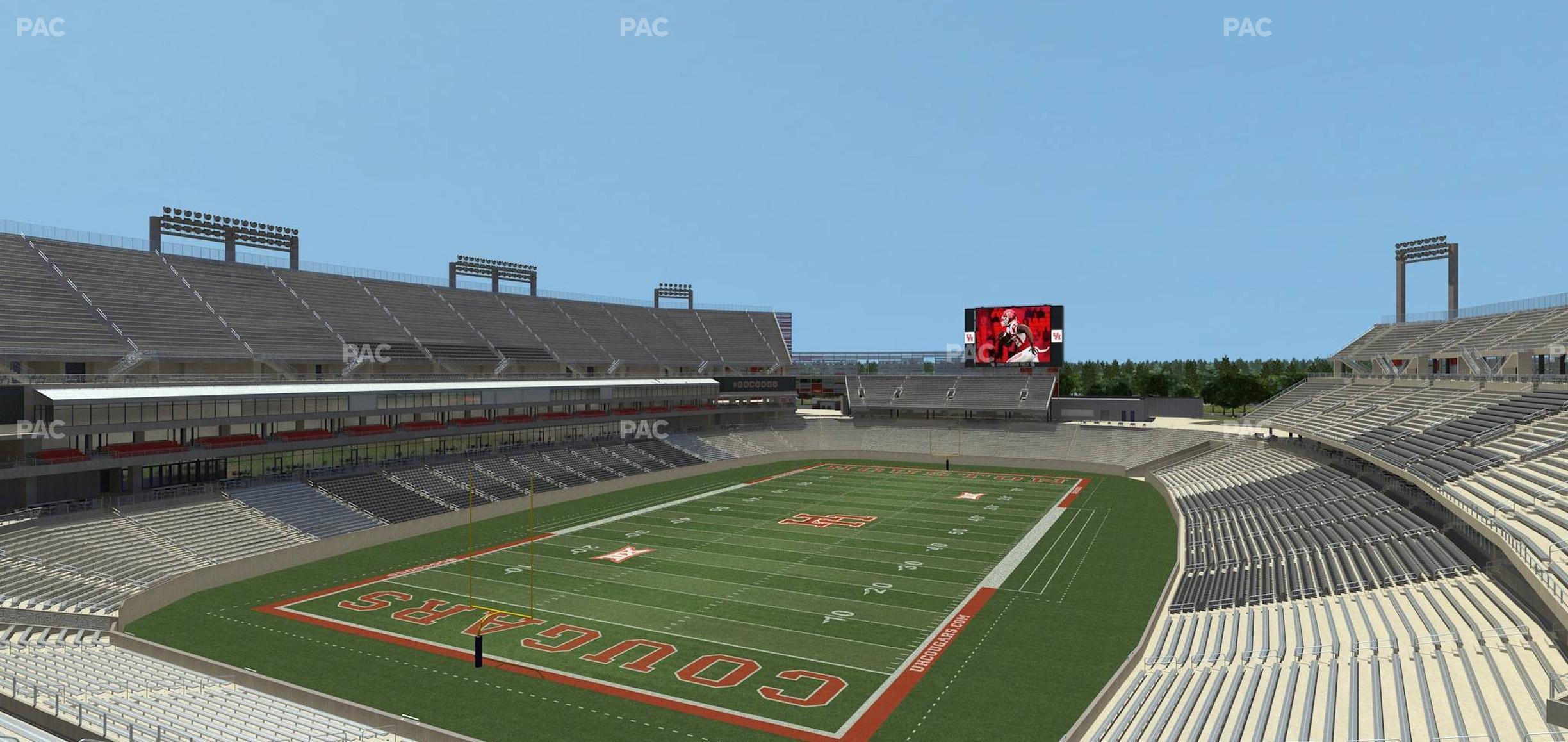 Seating view for TDECU Stadium Section 236