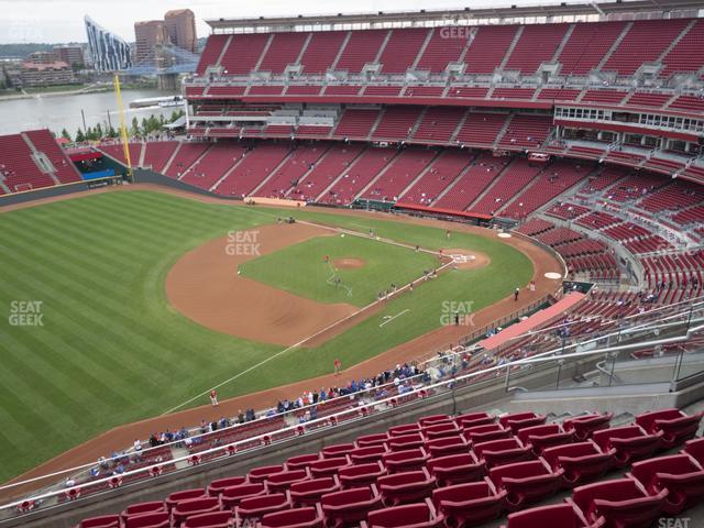 Seating view for Great American Ball Park Section 513