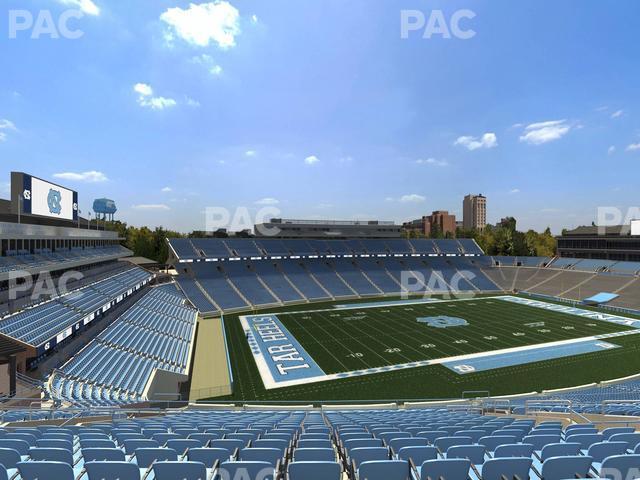 Seating view for Kenan Memorial Stadium Section 201