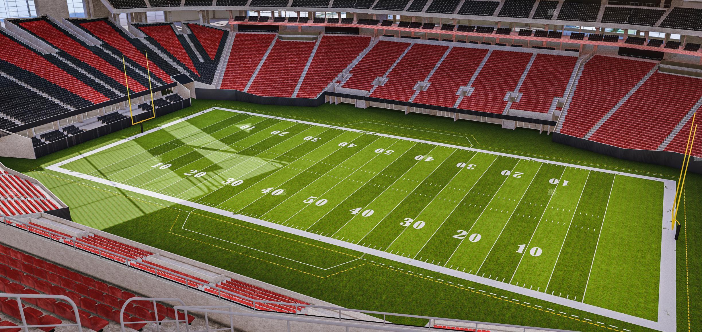 Seating view for Mercedes-Benz Stadium Section 336