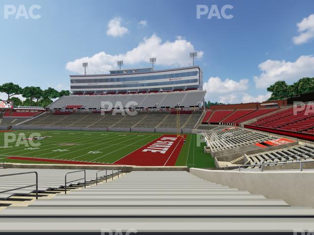 Seating view for Carter-Finley Stadium Section 1