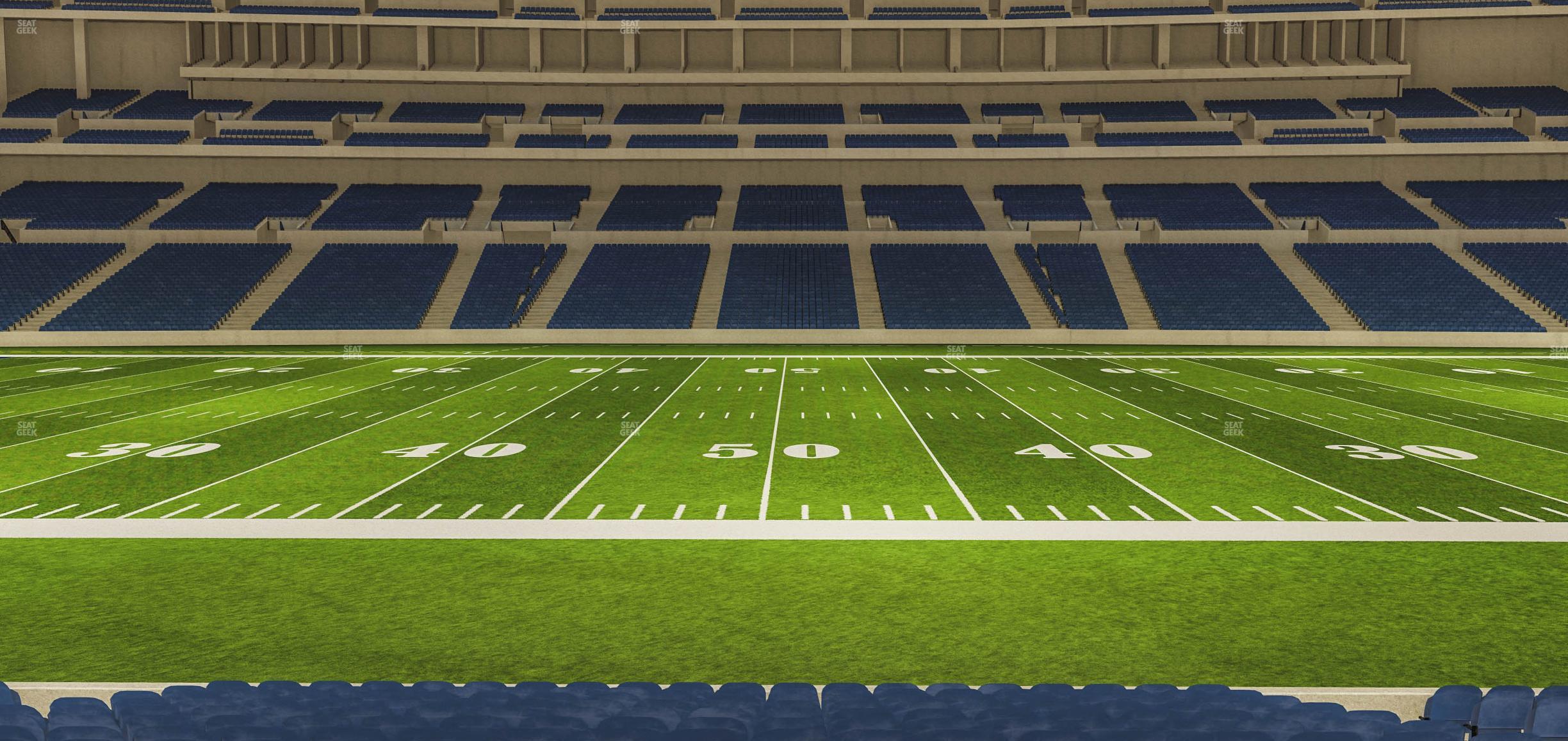 Seating view for Lucas Oil Stadium Section 113