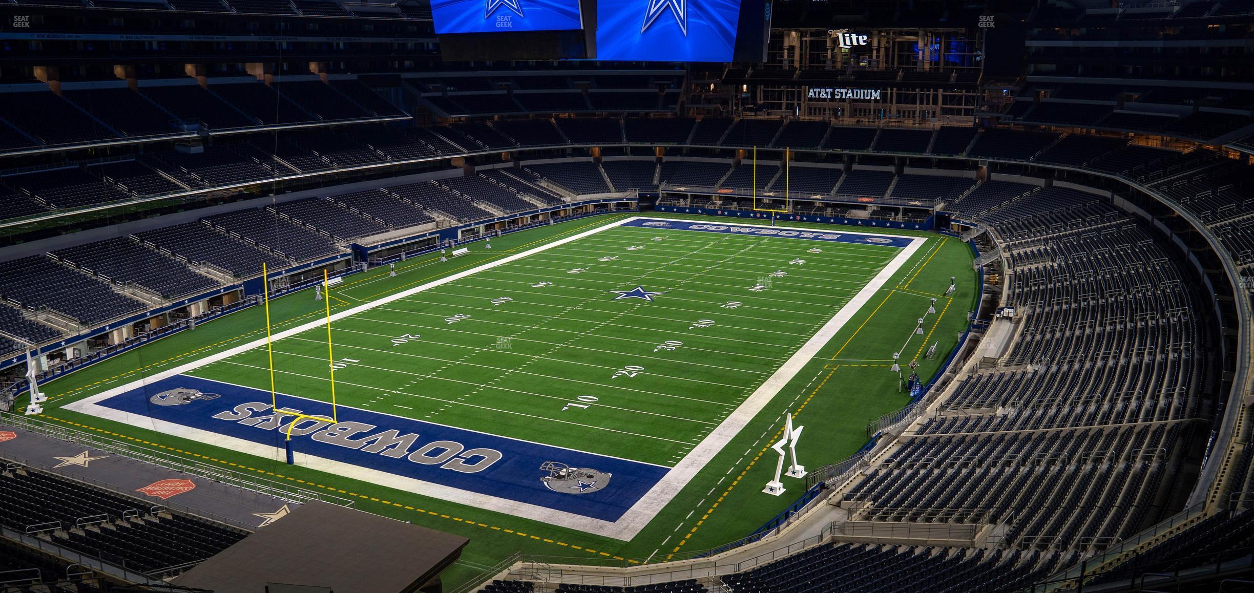 Seating view for AT&T Stadium Section Silver Suite 421