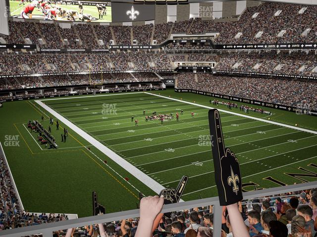 Seating view for Caesars Superdome Section Suite 353