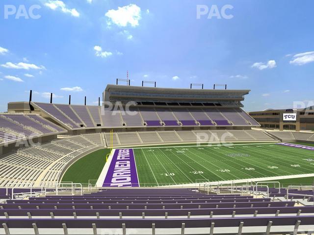 Seating view for Amon G Carter Stadium Section 212