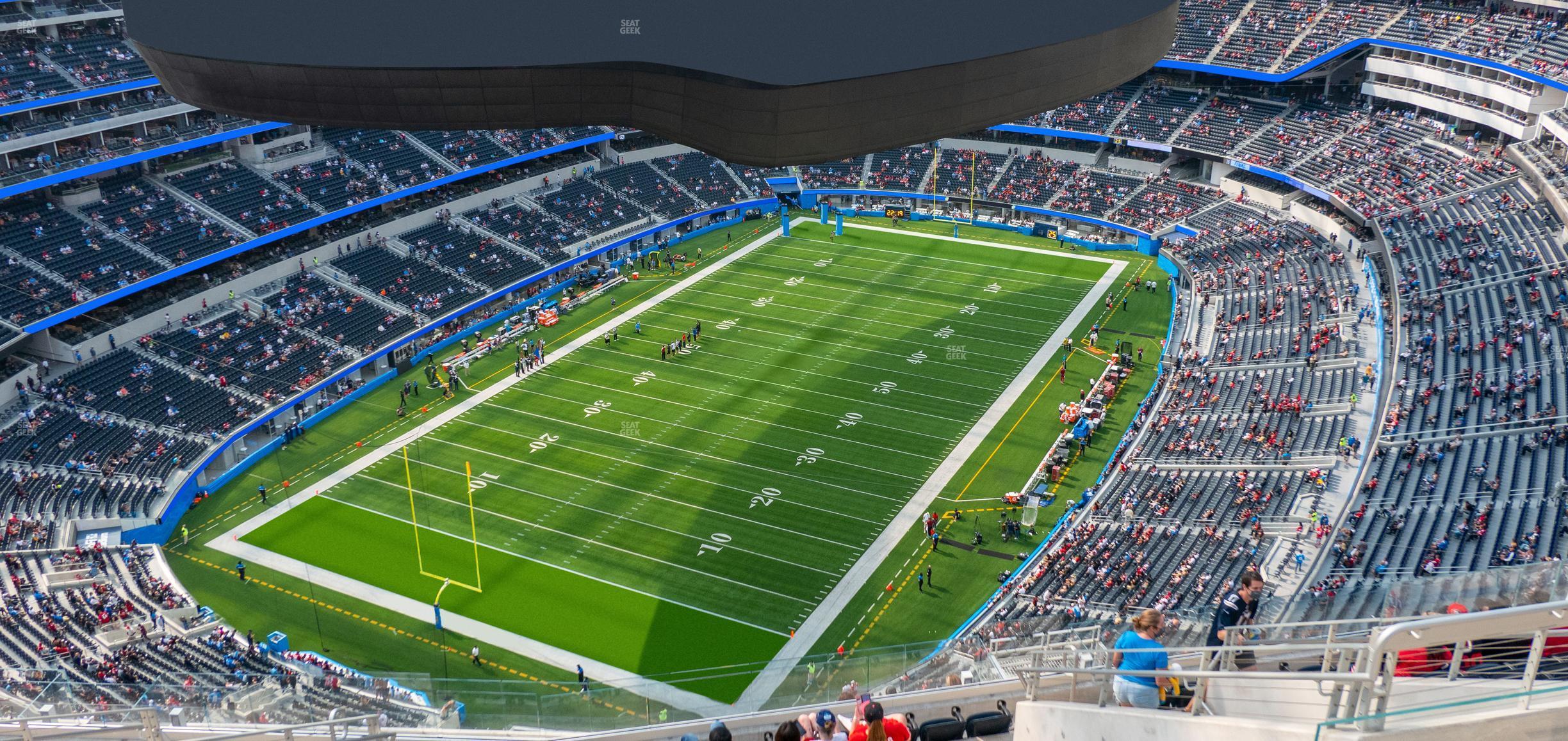 Seating view for SoFi Stadium Section 529