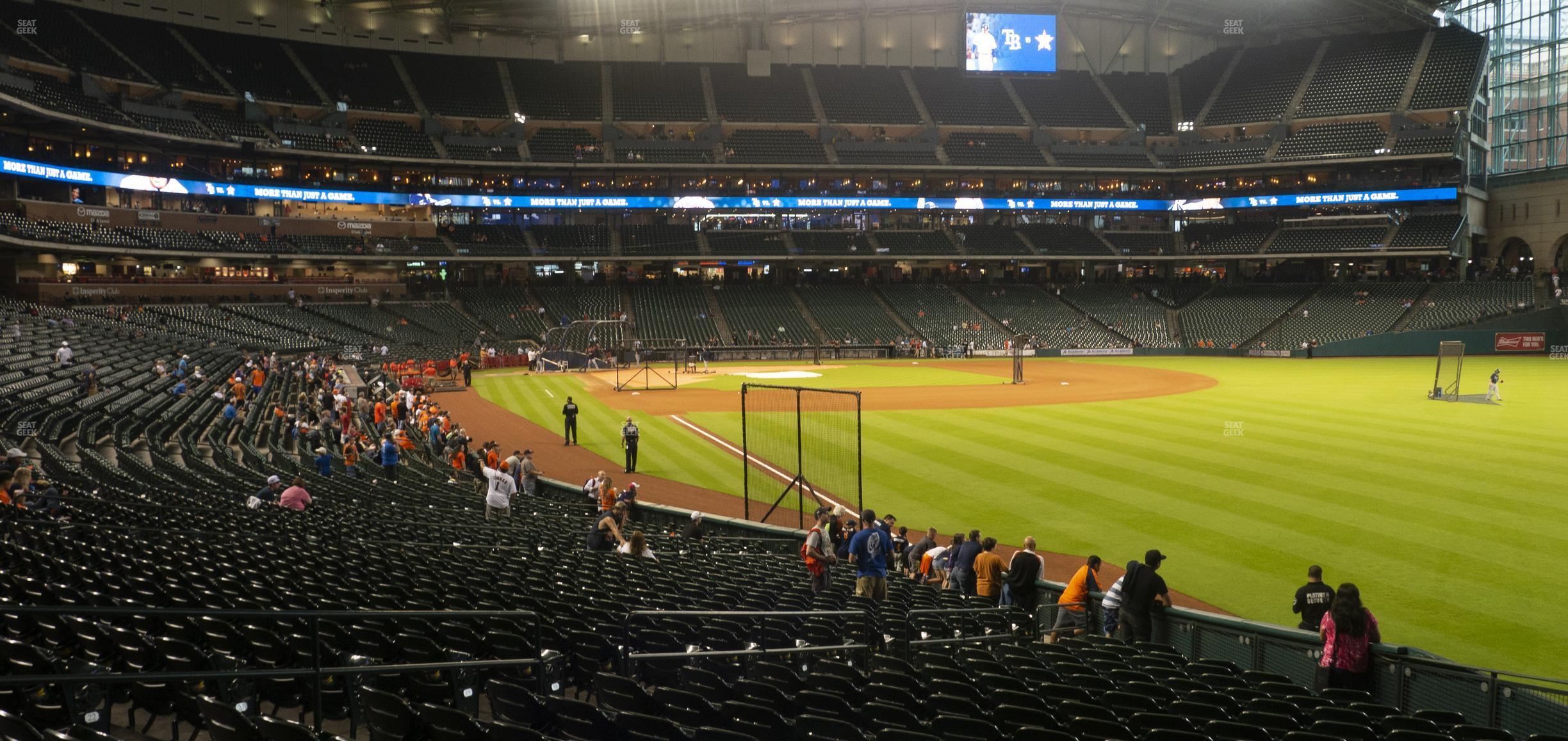 Seating view for Minute Maid Park Section 134