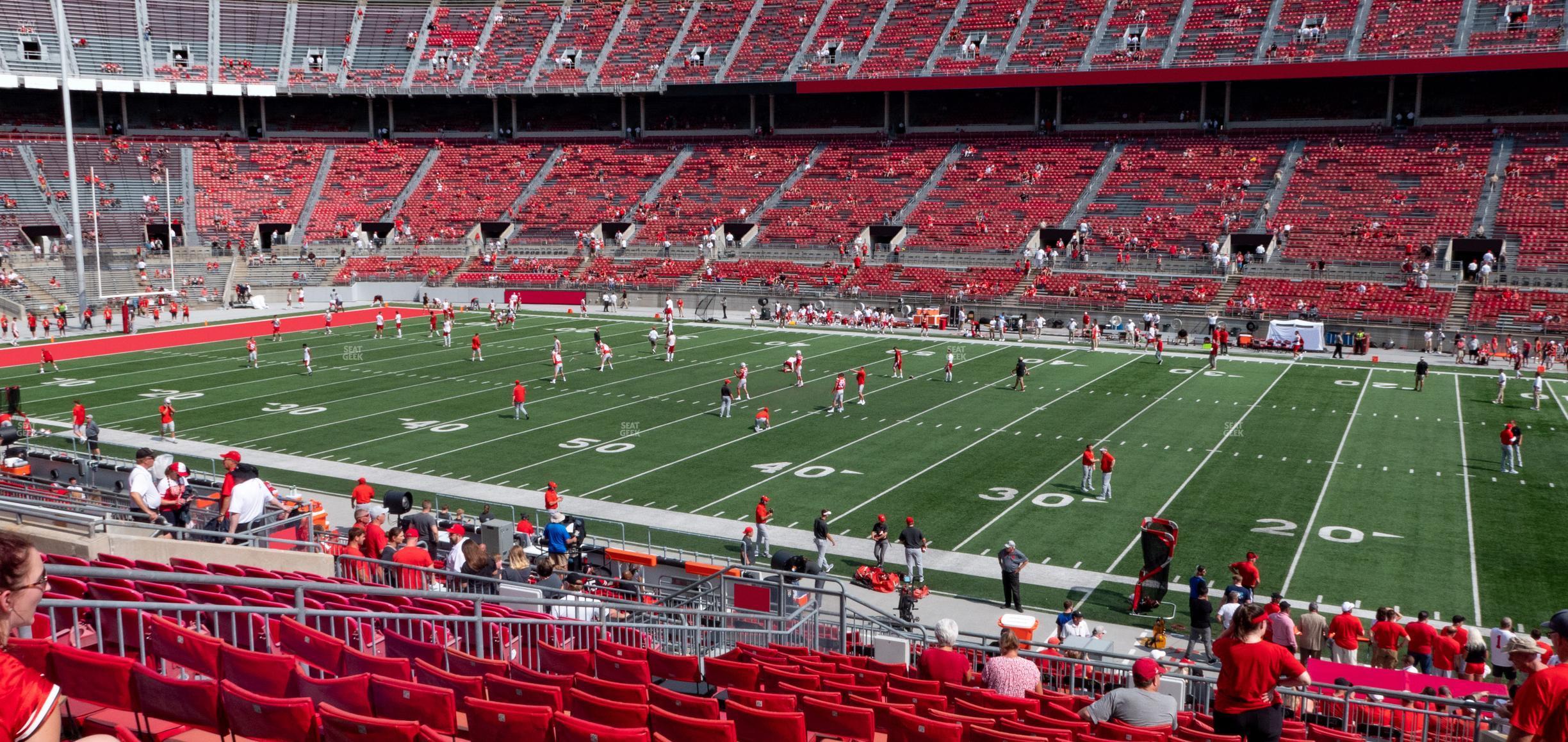 Seating view for Ohio Stadium Section 23 A