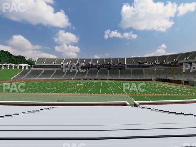 Seating view for Scott Stadium Section 124