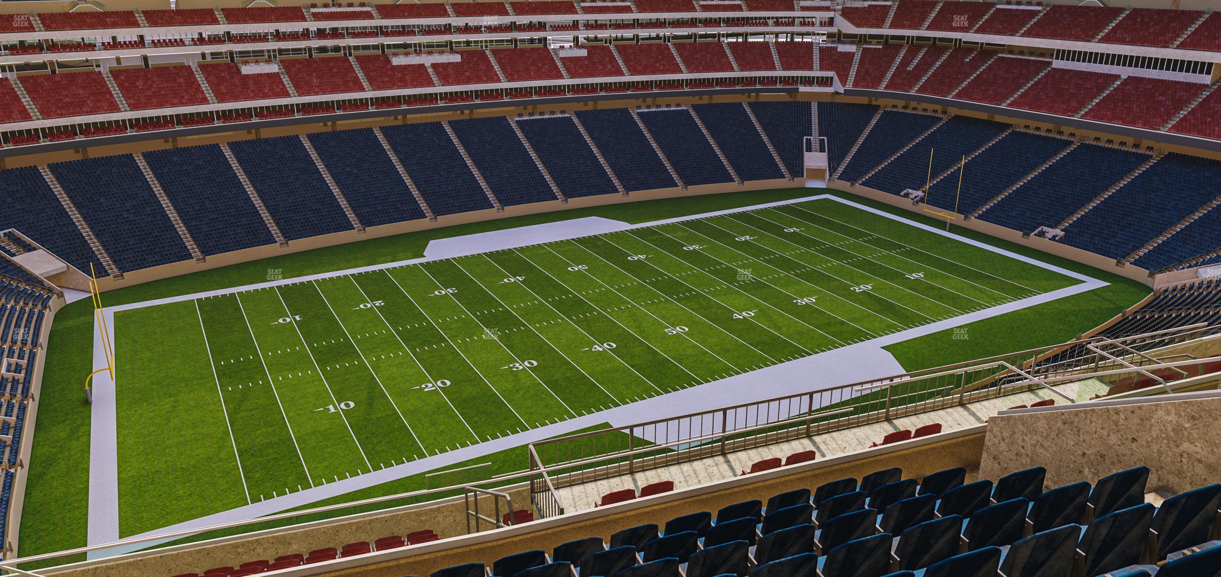 Seating view for NRG Stadium Section 612