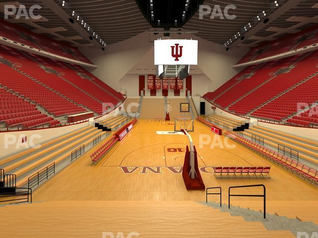 Seating view for Simon Skjodt Assembly Hall Section 1